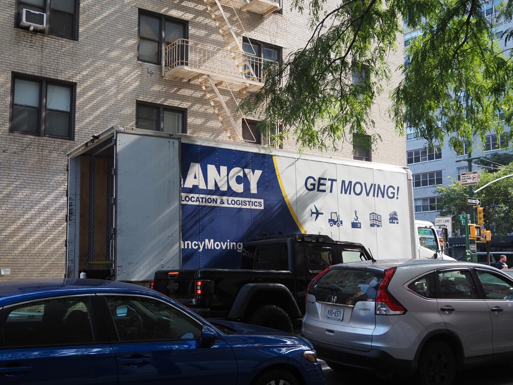 Clancy Relocation & Logistic Storage Truck