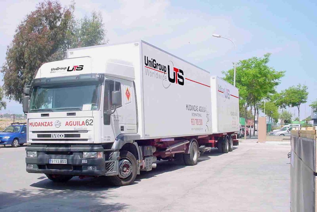 moving truck from spain