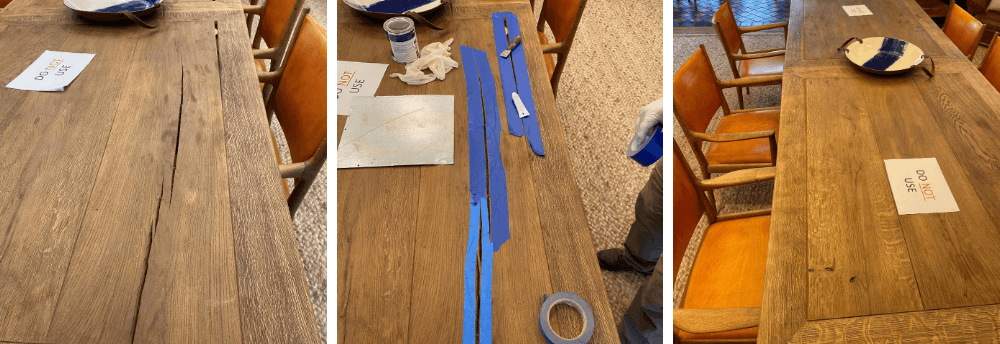 refinish restoration before and after